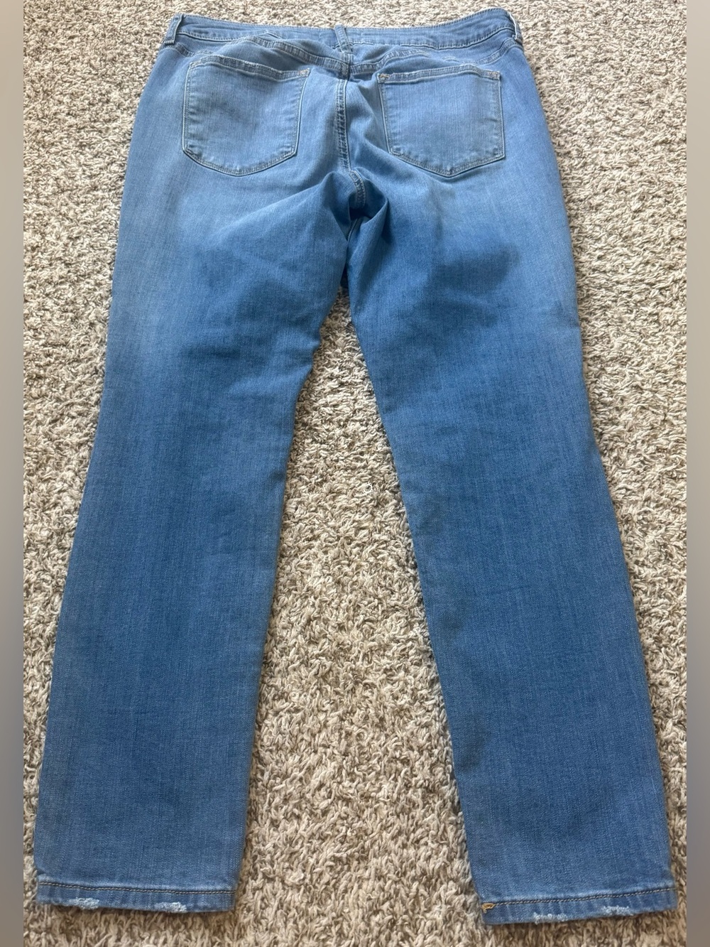 Women's Sonoma Skinny Jeans Size 14 14R Medium Wash - Picture 2 of 6